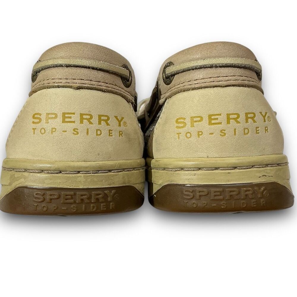 Sperry 1172 Topsider Top-Sider Angelfish Leopard Print Sequin Slip On Boat Shoes - Picture 4 of 10